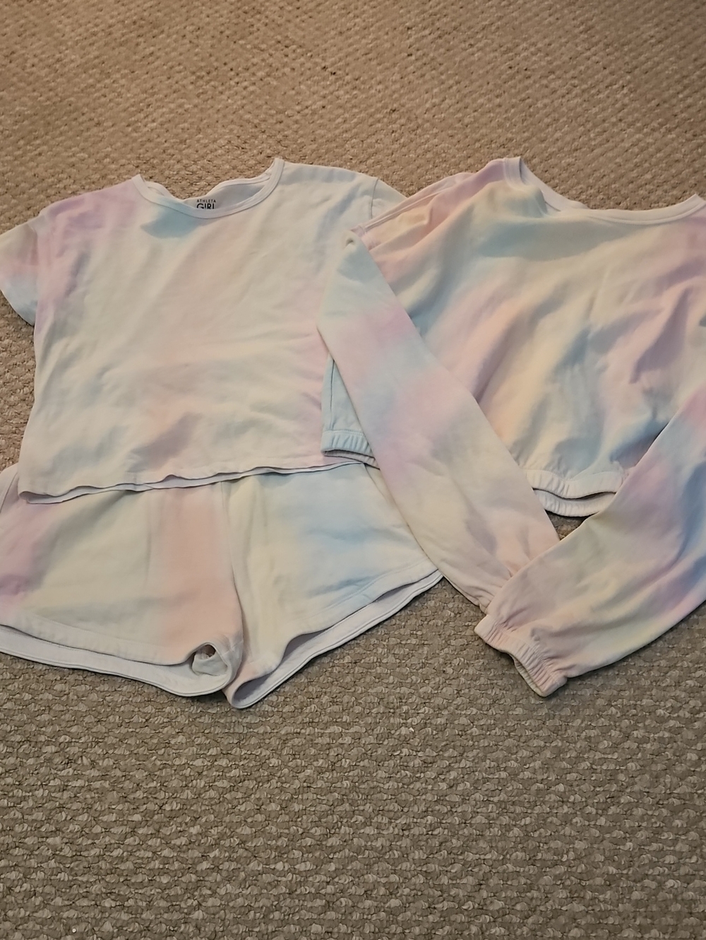 Athlet Girl Pastel Tie-Dye Set